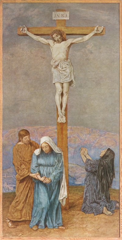 The Crucifixion, Illustration from Festkalender Published in Leipzig c.1910 by Hans Thoma